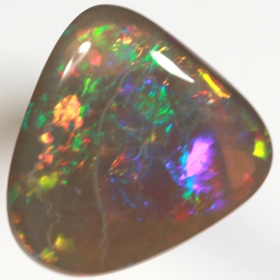 SOLID BLACK OPAL Bright sparkles, very colourful. SEE VIDEO